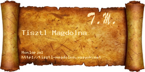 Tisztl Magdolna névjegykártya
